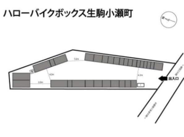 ハローバイクボックス生駒小瀬町